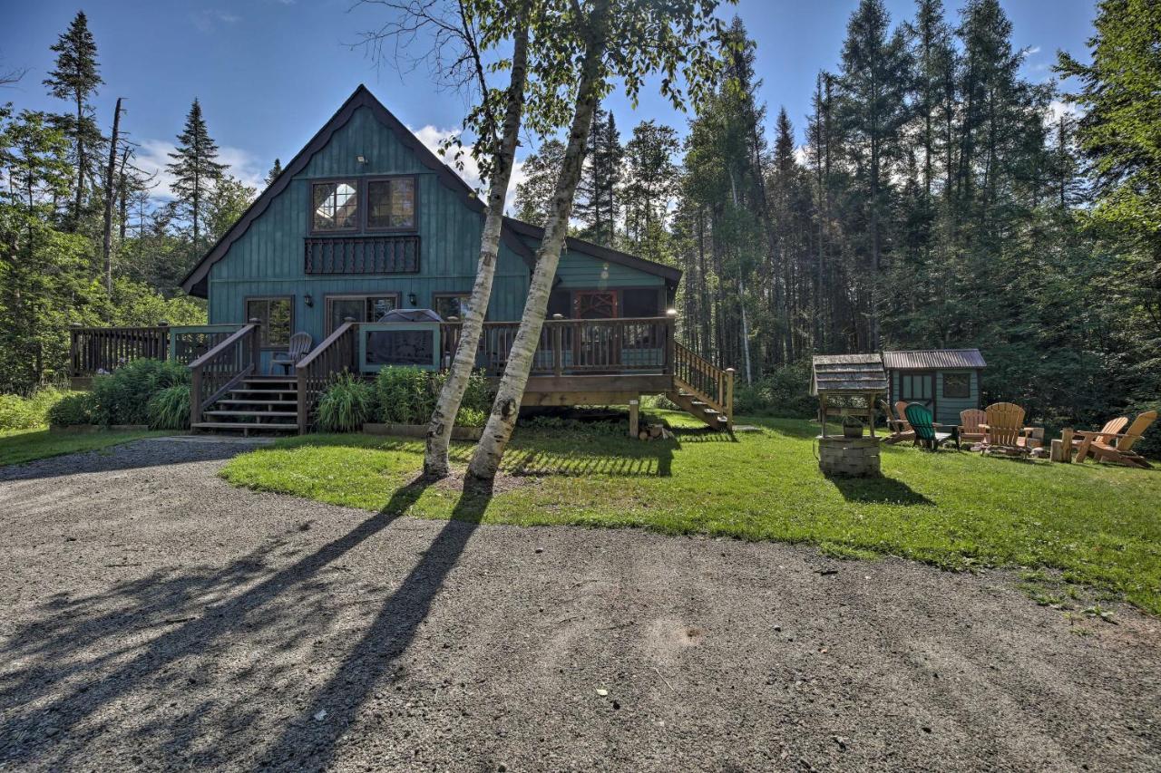 Lake Placid Chalet Deck And Forest Views! Luaran gambar