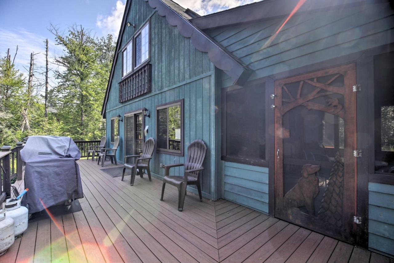 Lake Placid Chalet Deck And Forest Views! Luaran gambar