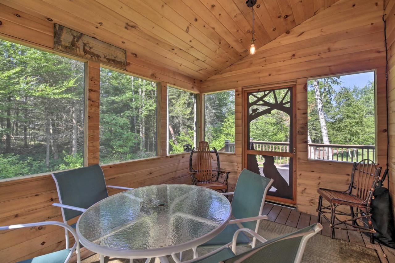 Lake Placid Chalet Deck And Forest Views! Luaran gambar